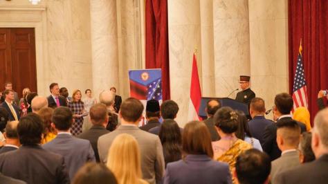 Resepsi Diplomatik dalam rangka peringatan Hari Ulang Tahun Kemerdekaan RI di Gedung Senat AS (DPD) di Capitol Hill (KBRI Washington DC)